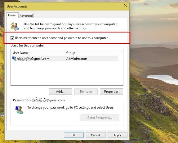How To Disable Login In Windows 10