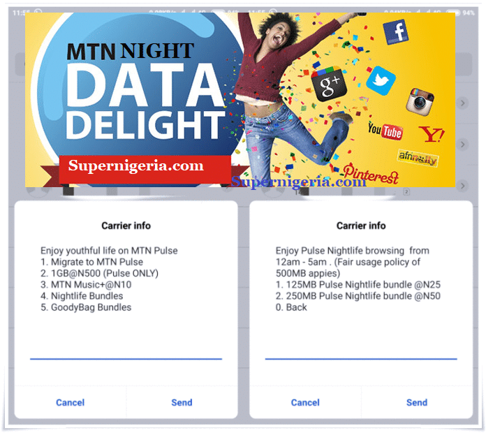 MTN Night plan