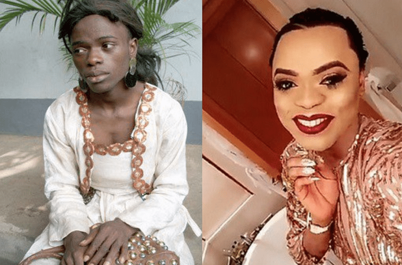 Bobrisky before and after photo