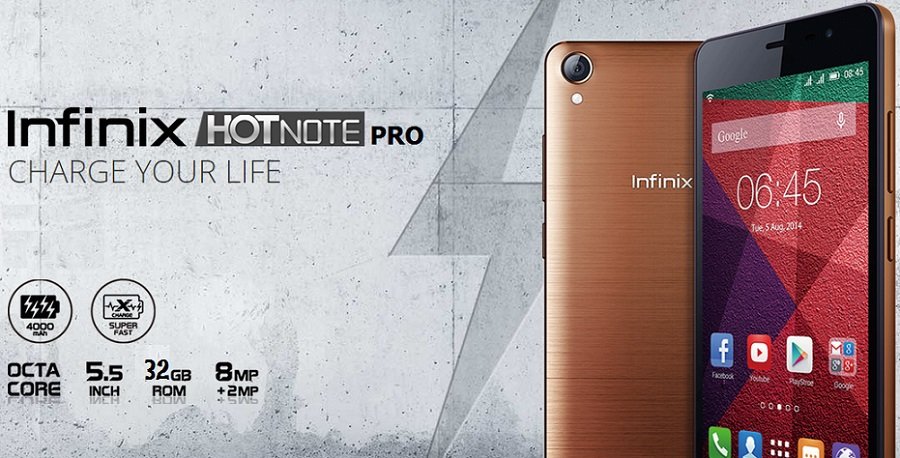 Infinix Hot Note Pro specs